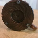 Vintage wooden candle holder