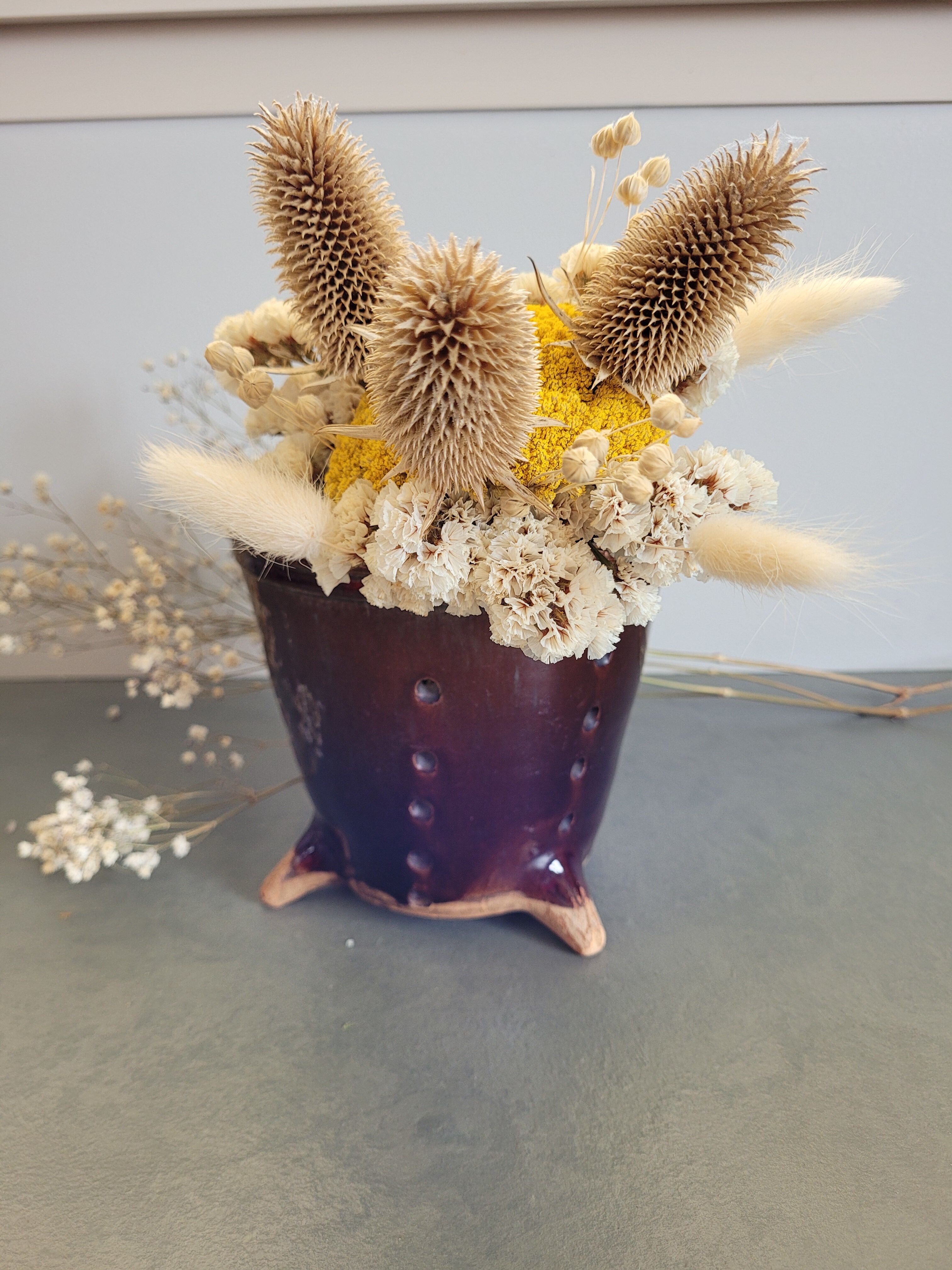 Faisselle à fromage moule à faisselle en terre cuite émaillée avant ...