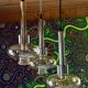 Chandelier, Ceiling light, Cascade pendant light, Design "RAAK", 70s