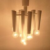 Minimalist suspension from the Swiss space age of the mid-century type 415 by Temde, 1960s.