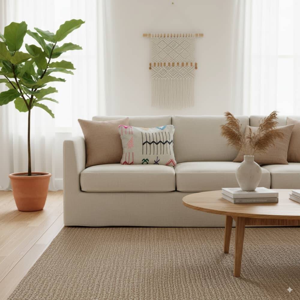 Coussin kilim marocain tribal