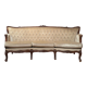 Louis XV velvet sofa from Genoa