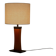 Italian mid-century teak table lamp