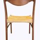 wooden and straw chairs from the 50s