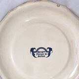 Decorative plate from Salins France decor Heugue 25.5 cm