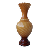 Opaline glass vase