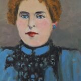 Painting - portrait woman