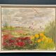 Original Swedish Oil On Panel – “Wild Flowers In Meadow”