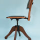 Industrial Swivel Desk Chair Cast Iron Early 20th Century