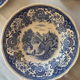 Complete service set of Burgenland blue plates Villeroy & Boch