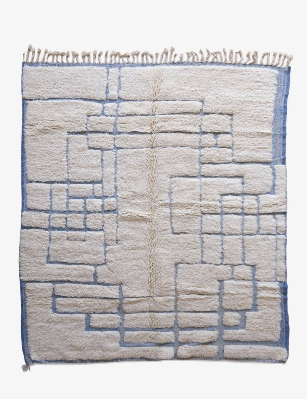Tapis Beni Ouarain Moderne - 221x274