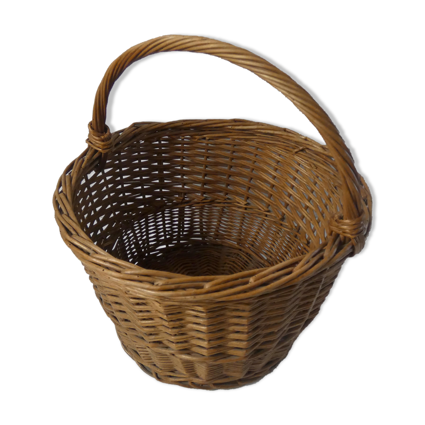 large rattan basket