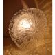 Applique / plafonnier en verre moulé