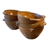 Old stoneware bowls