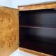 Enfilade loupe d’orme et laiton circa 1970