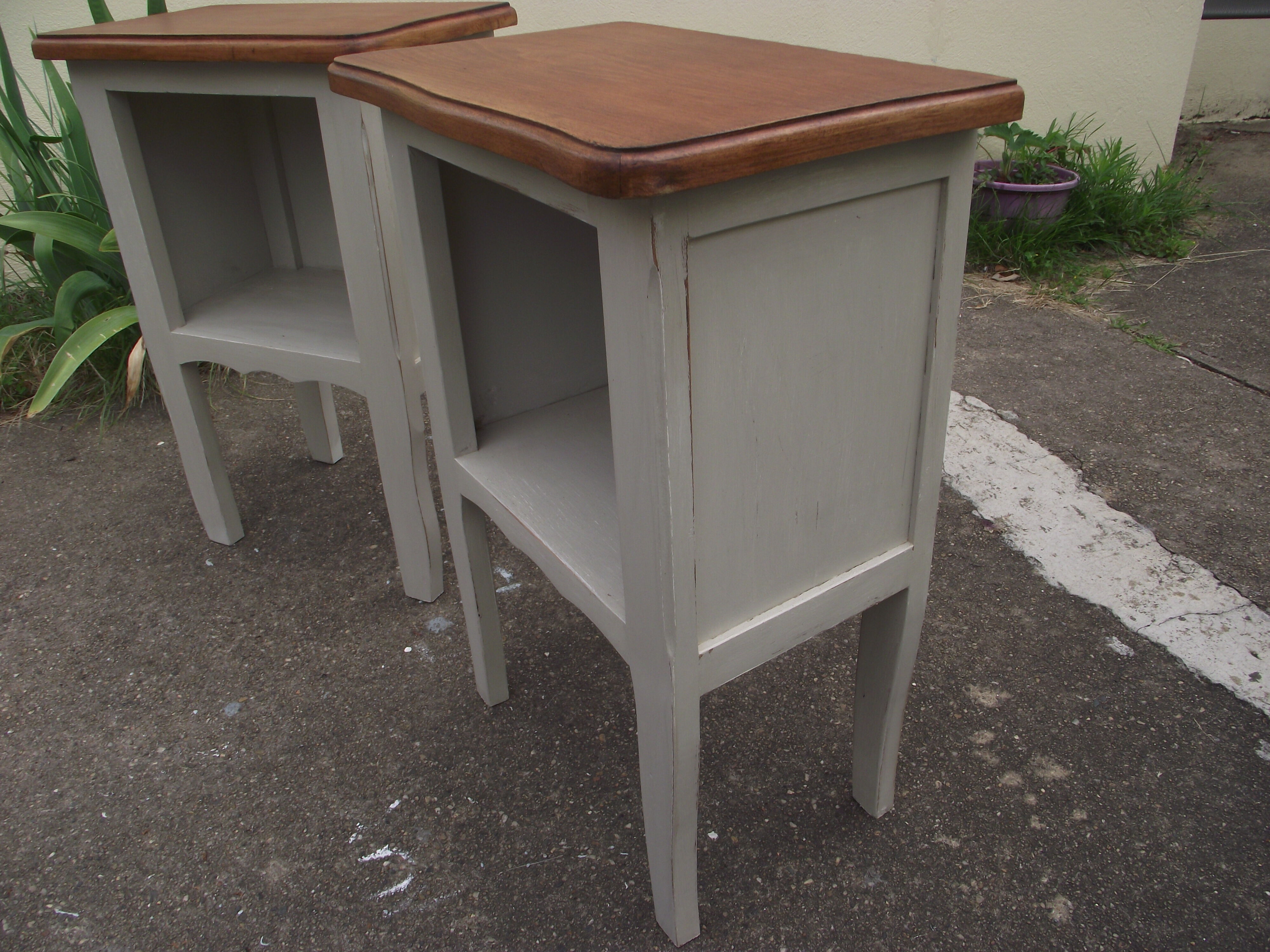 Pair of bedside style louis XV.