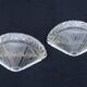 Pair of Art Deco pressed glass wall lights designed 1930