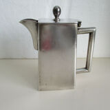 Silver metal coffee maker by B.Bohrmann for Hof Baden-Baden Frankfurt