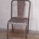 Chaise industrielle tolix t4 métal 1930-1940