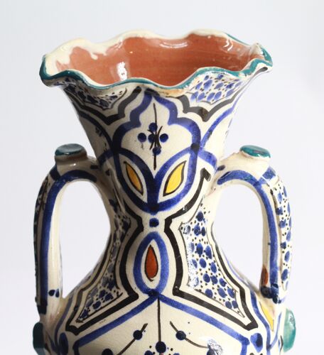 Ancien vase marocain en céramique