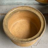 Old glazed ear pot