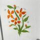 Portugese Olaio wooden hand-painted planter box
