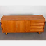 Oak row by Jiroutek for Interier Praha, model U-460, 1960