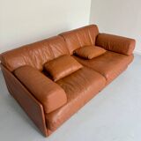 DESEDE ds 76 vintage design camel leather 2-seater sofa