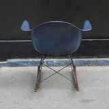 Rocking chair RAR Navy Blue by Charles & Ray Eames - Herman Miller-1970