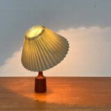 Danish modern teak table lamp from the mid-century, 1960s.
