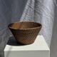 Panier rond en rotin artisanal indonésien D25 H14