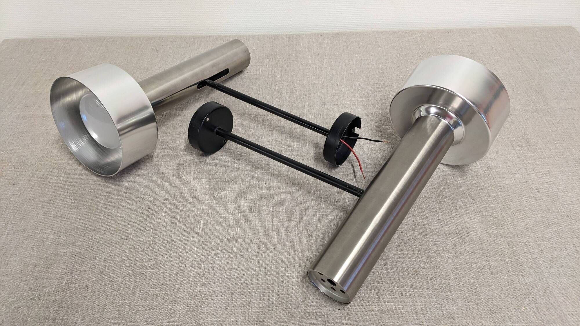 Pair of wall spotlights by René-Jean Caillette for Parscot circa 1960