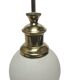 Art Deco pendant lamp, Poland, 1950s