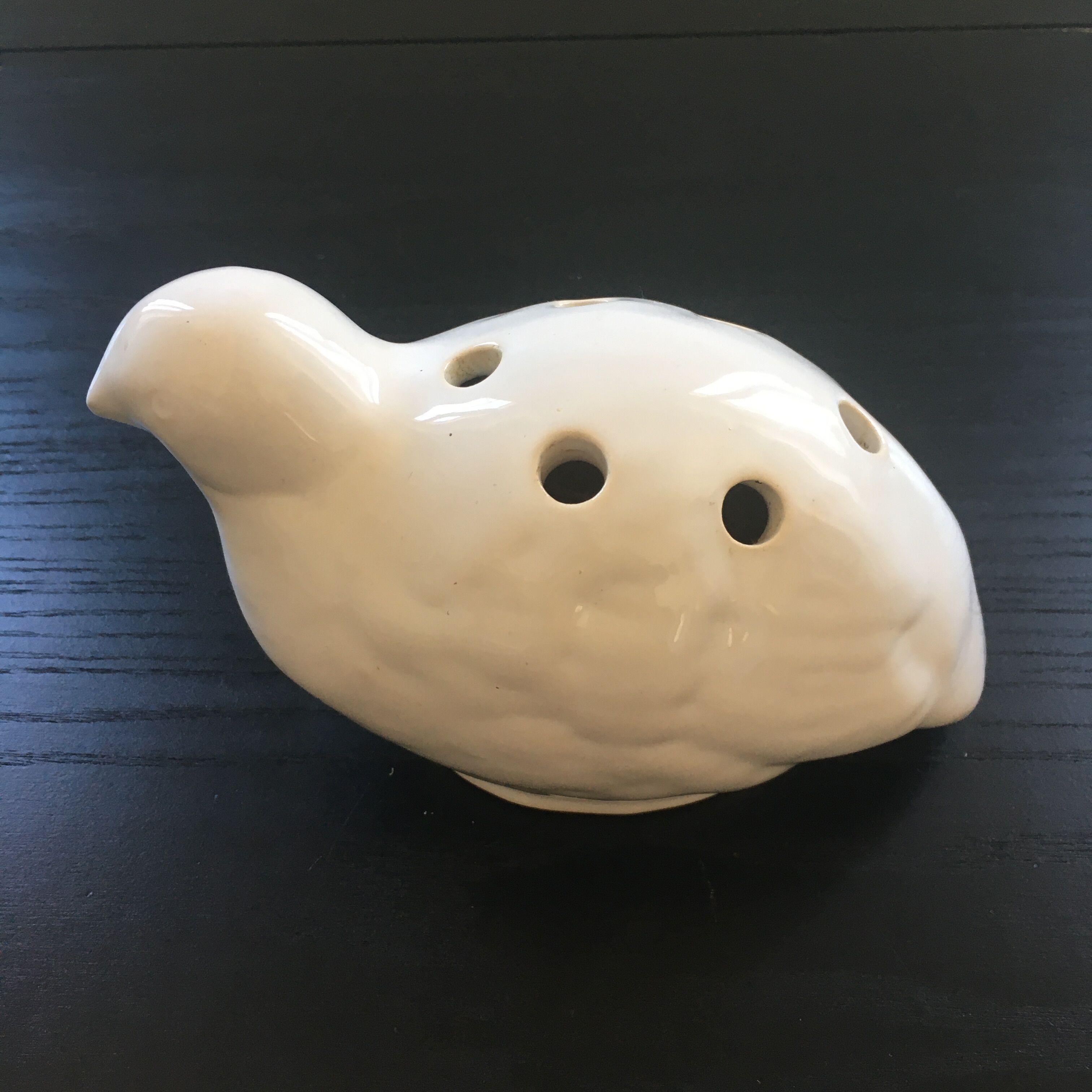 Bird spades flowers signed