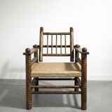 Charles Dudouyt Art Deco armchair 1940