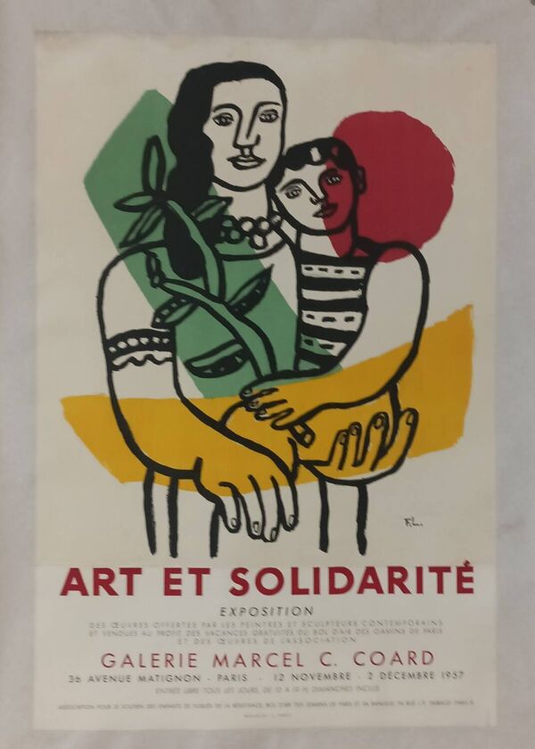 Fernand Léger, affiche originale en lithographie