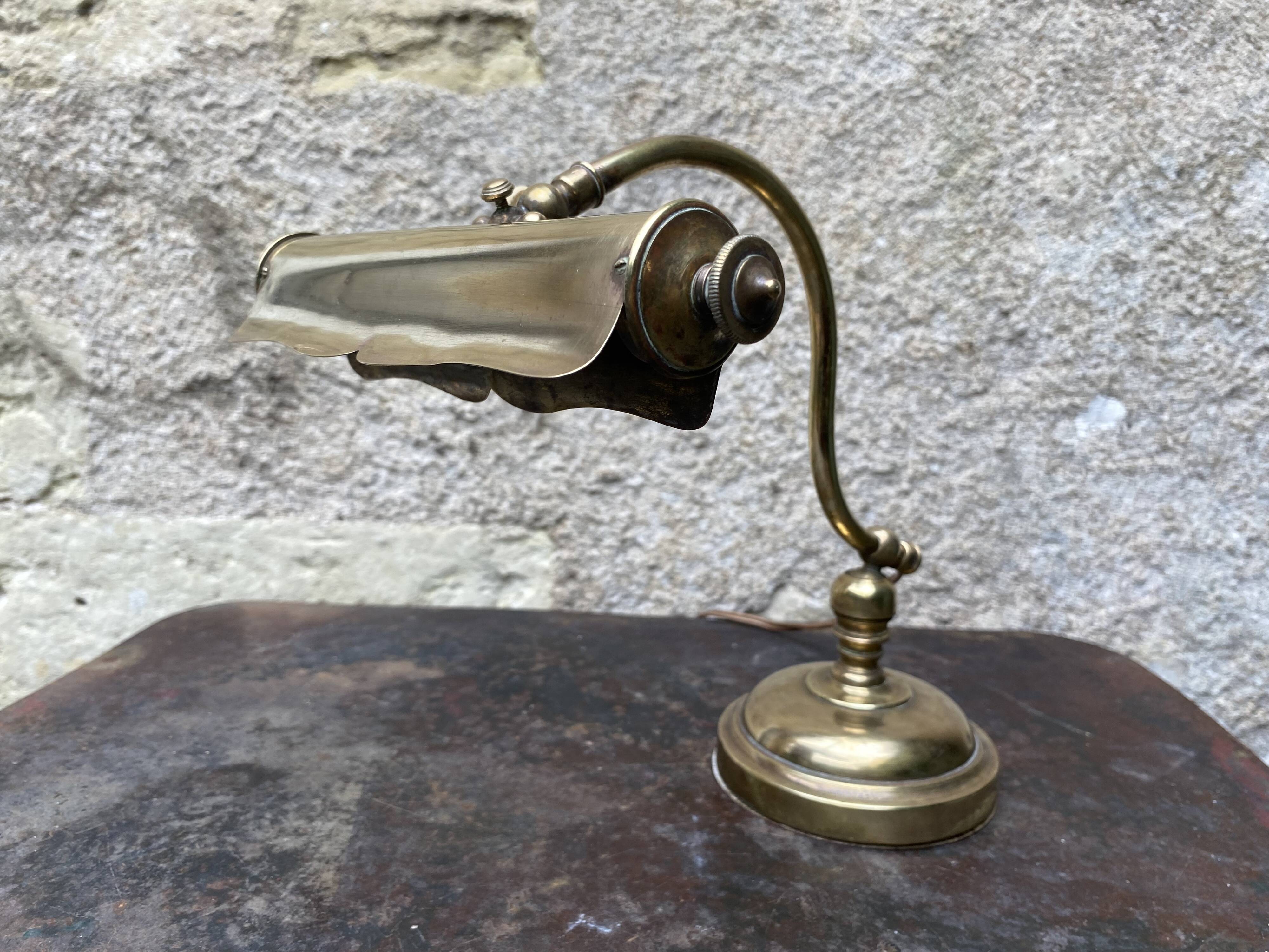 Brass piano lamp