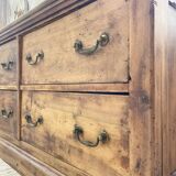 XXL walnut silk loom furniture from the 50s