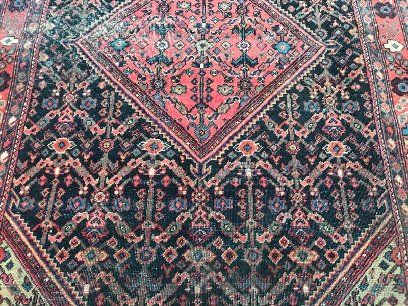 Former carpet Persian Mahal done hand 130 X 203 CM