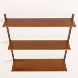 Kai Kristiansen teak shelving unit, set of 3 shelves, FM Mobler, Denmark