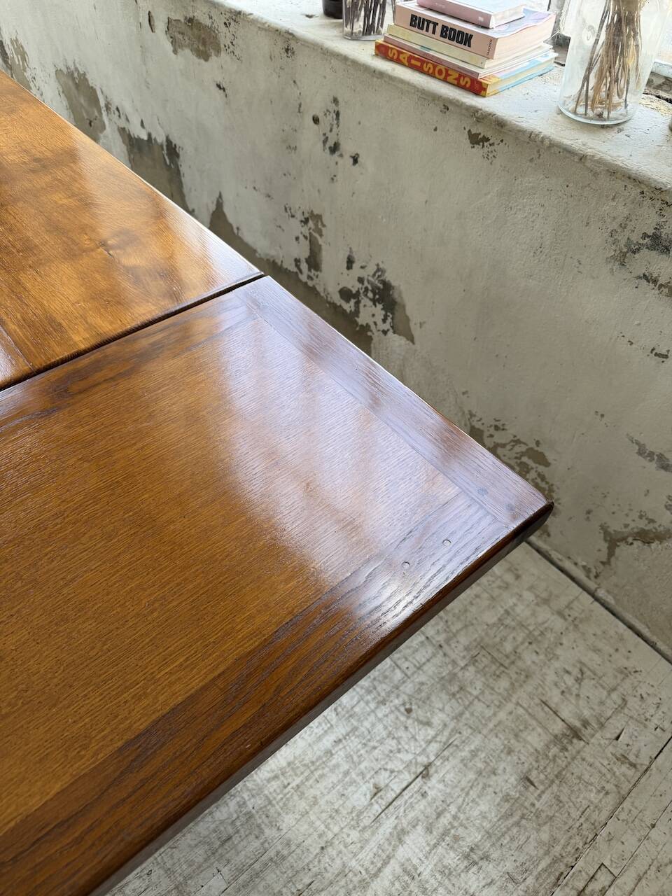 Table repas style drapière noyer 2m5/3m5 1900
