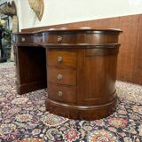 Classic English Kidney Shaped Chesterfield Desk