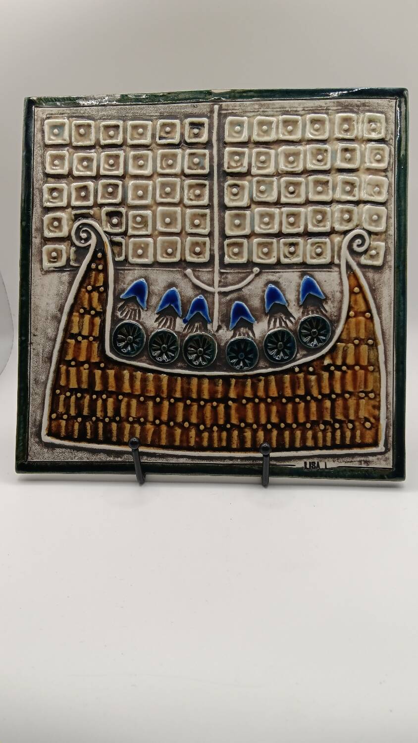 Lisa Larsson, "Skepp" from the Unik series, glazed stoneware, Gustavsberg