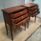 Louis XVI style bedside table from the nineteenth century.