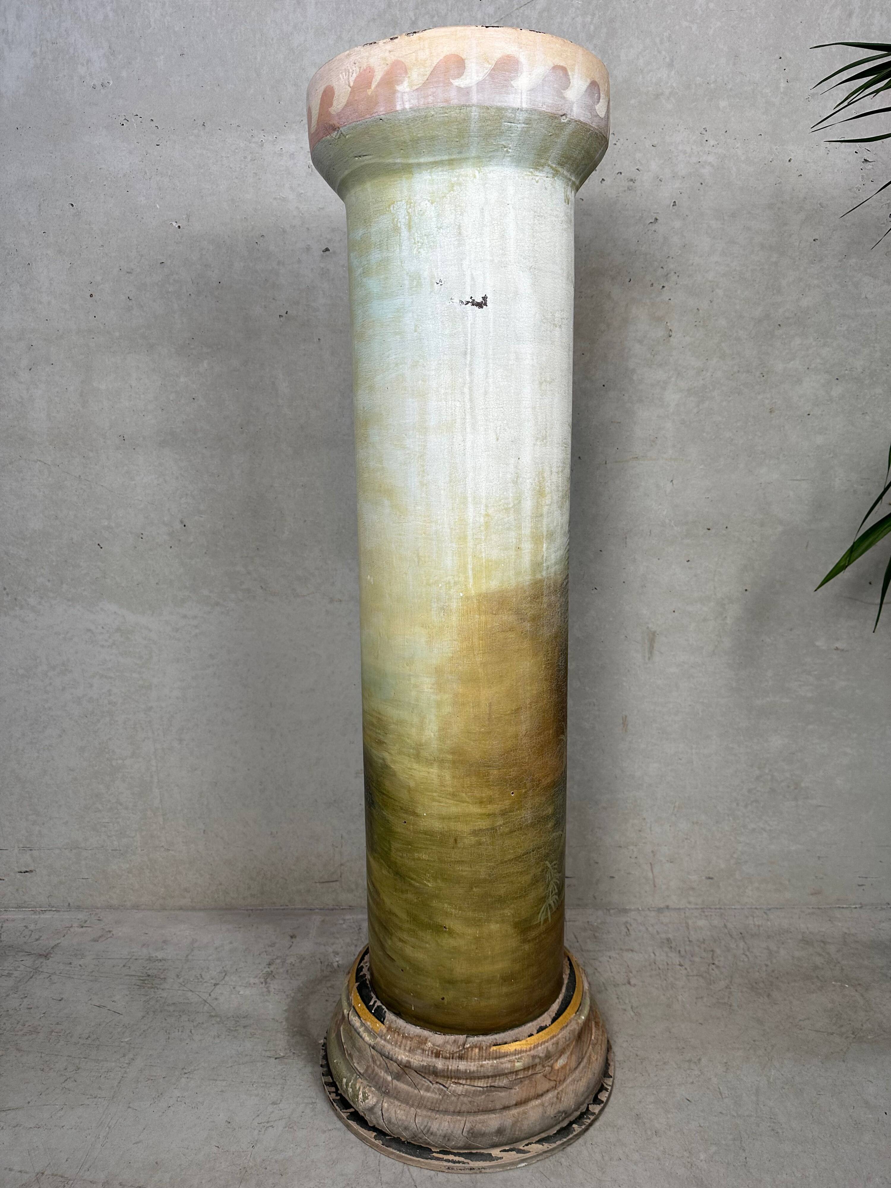 Antique French column – stoneware