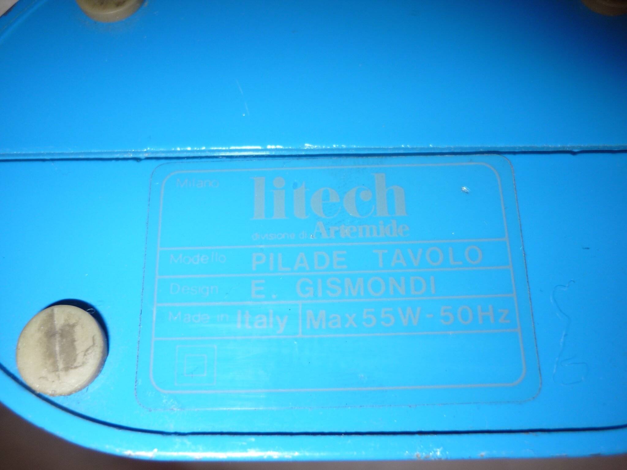 ARTEMIDE Litech Blue Articulated Lamp