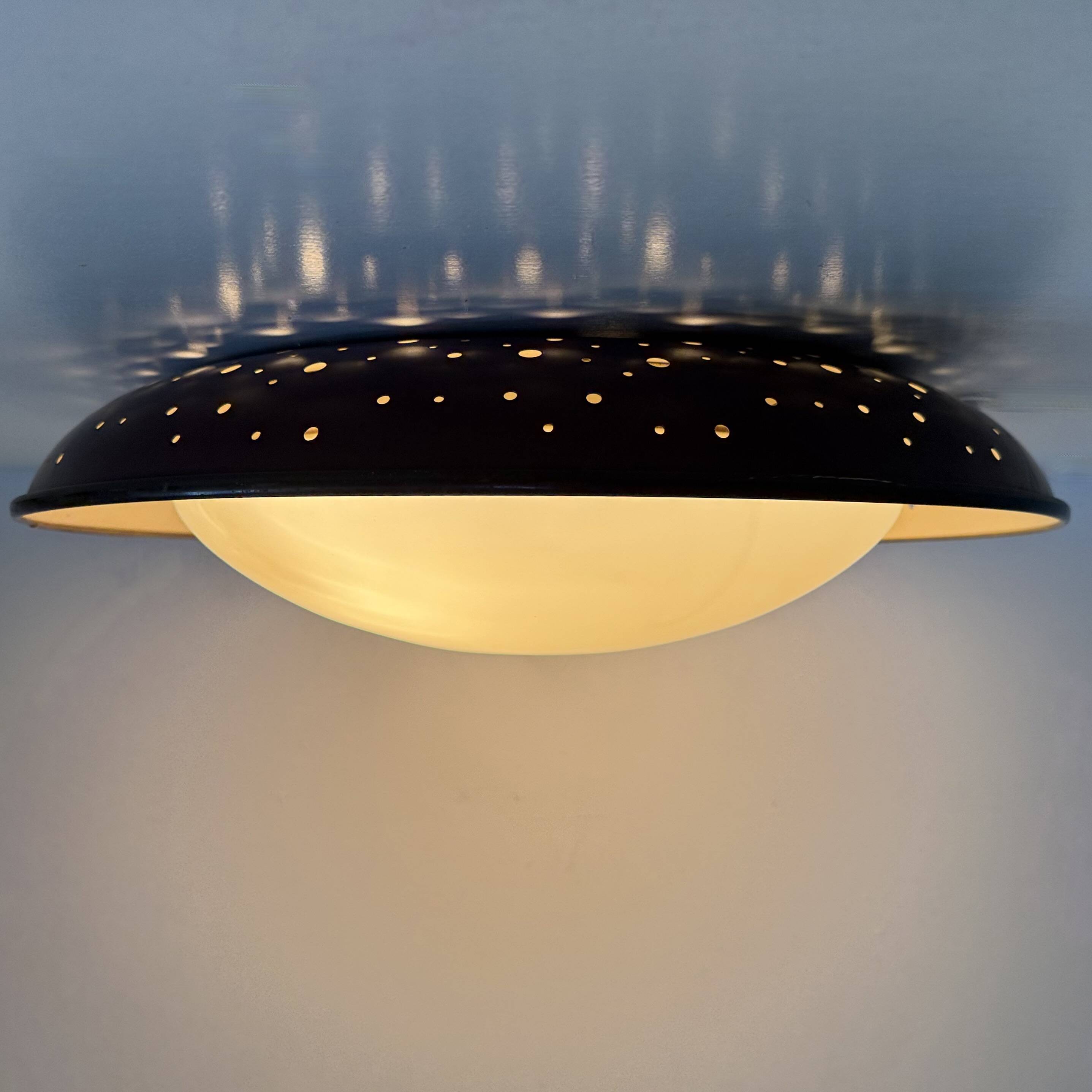 Ernest Igl for Hillebrand large fifties ceiling lamp / wall lamp , 1950’s