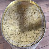 Corbeille à papier en métal décor Paris