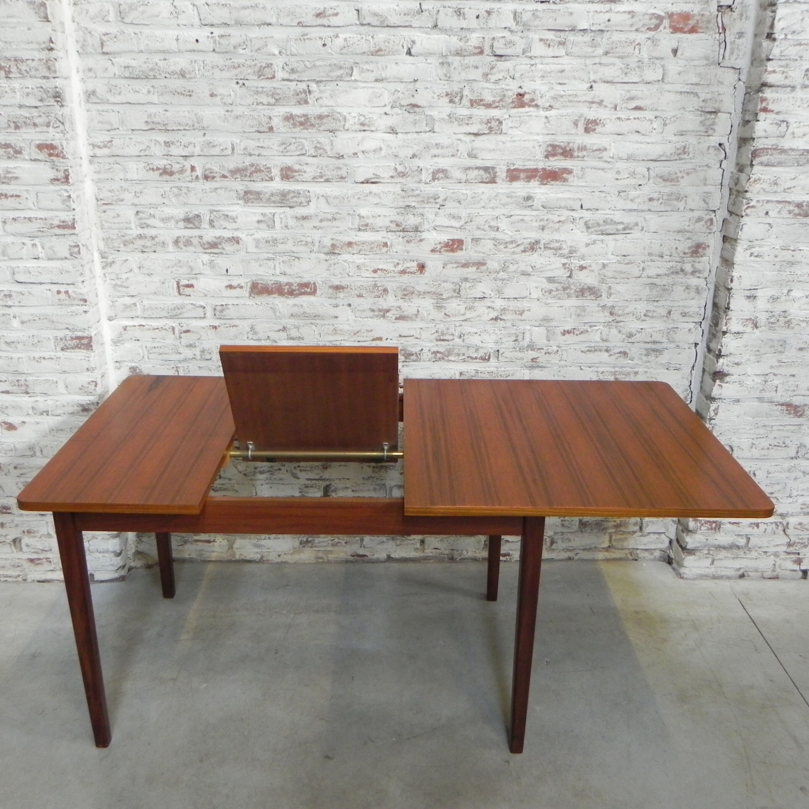 Danish vintage dining table extendable