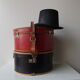 Black Suitcase for hats 60s.